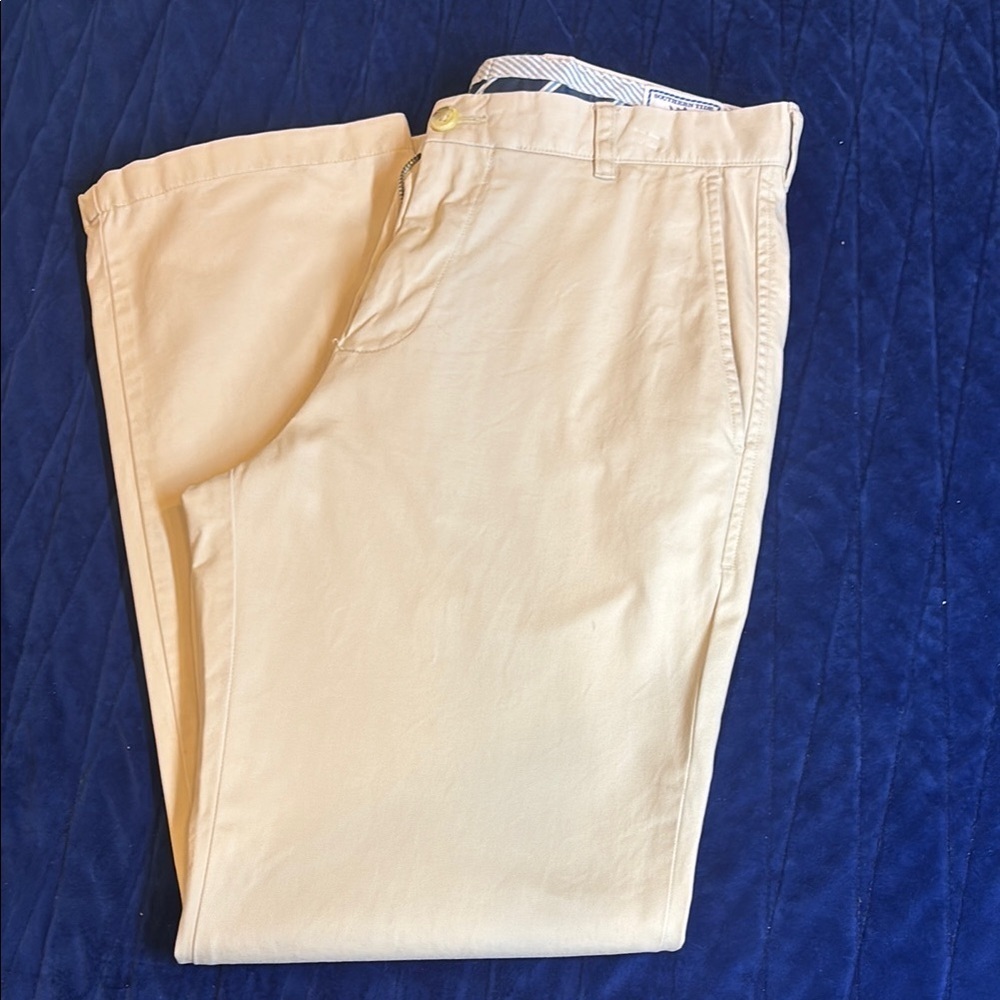 Southern Tide Skipjack Classic fit flat front Chinos, khaki, 32x32